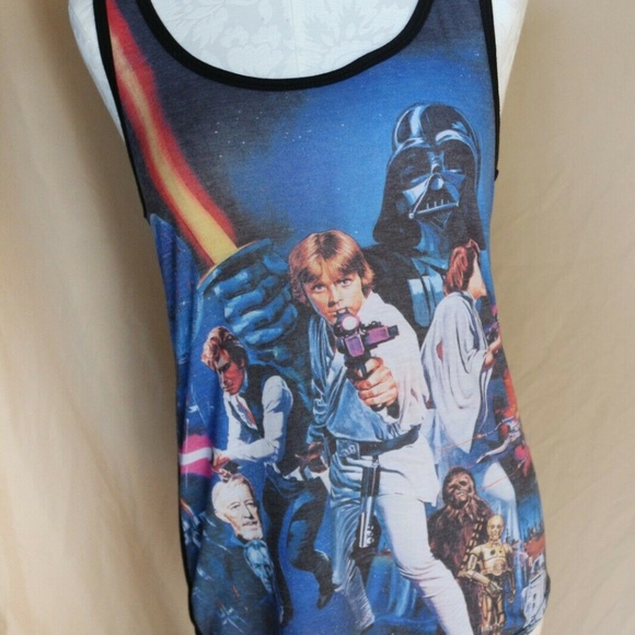 Her Universe Tops - Her Universe Star Wars New Hope Poster Tank Med
